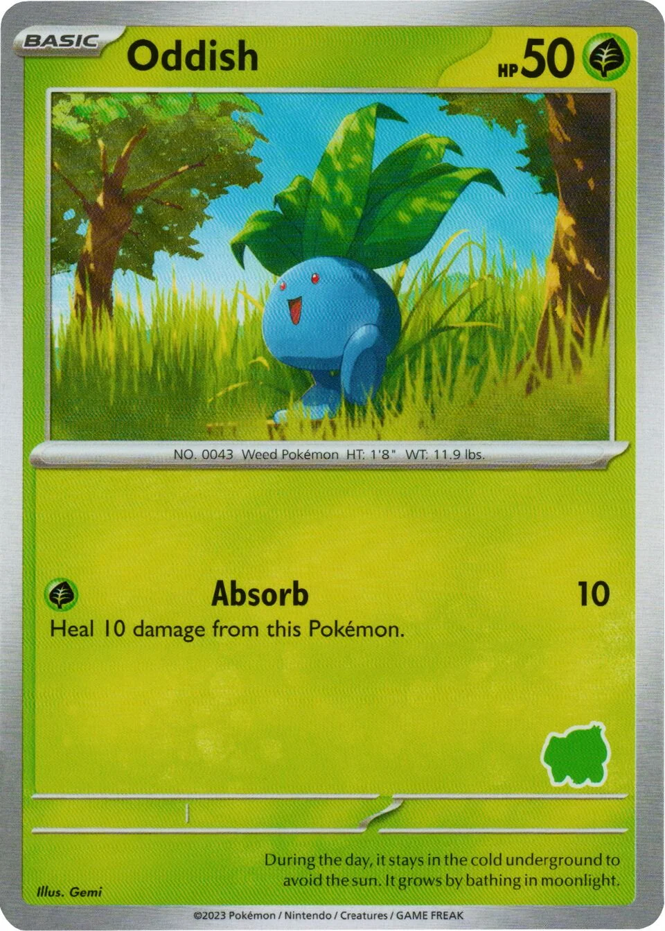 Oddish 「FBB No. 005」「EN」
